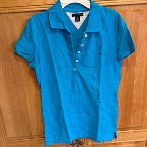 Tommy Hilfiger Turquoise Polo Shirt